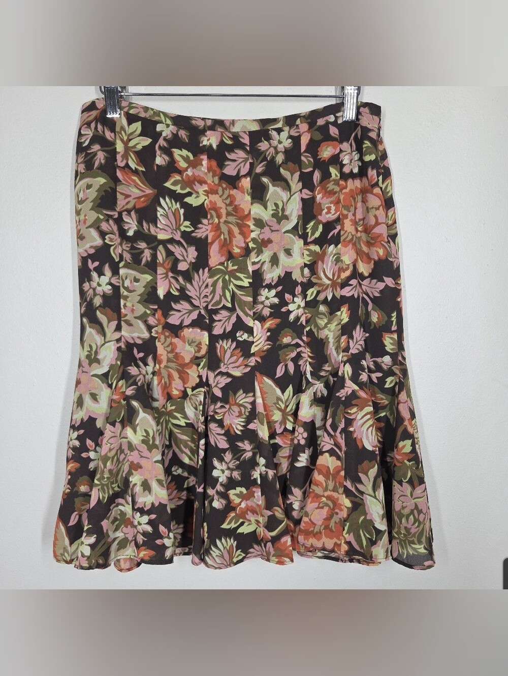 Vintage Ann Taylor Loft Godet Pleated Skirt